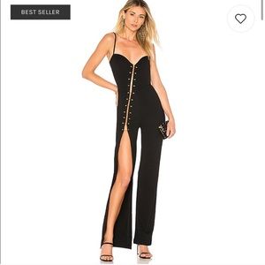 NWT H:ours Alba Black Jumpsuit size small
